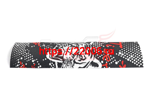 Антискользящее покрытие для самокатов (600*150 мм), рисунок "тигр" Антискользящее покрытие для самокатов (600*150 мм), рисунок "тигр"