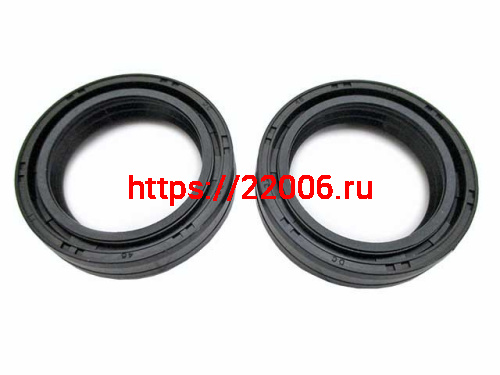 Сальники передней вилки (33*46*11) TTR125, PitsterPRO (2 шт в комп) резина