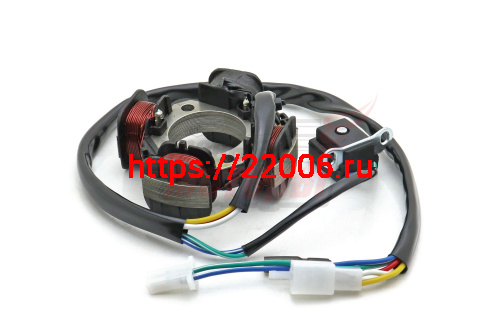Зажигание Suzuki AD100 (AG100) (без маховика) (4 катушки) Зажигание Suzuki AD100 (AG100) (без маховика) (4 катушки)