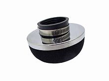 Фильтр воздушный нулевого сопротивления d-35мм PITBIKE круглый (поролон черный)