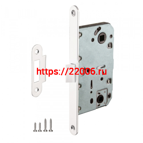 Защелка Punto (Пунто) врезная PL96WC-50 WH (белый) Защелка Punto (Пунто) врезная PL96WC-50 WH (белый)