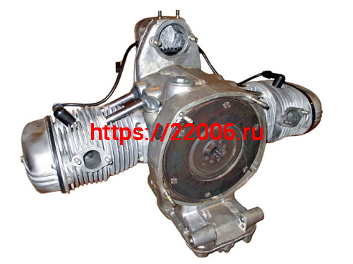 Двигатель 650см3  в сборе под АИ-92 Урал реставрация