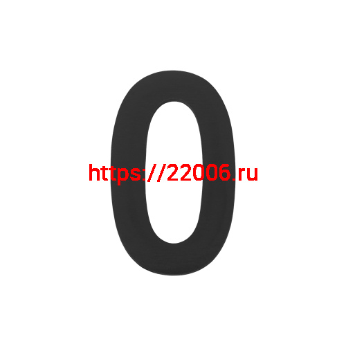 Цифра Fuaro (Фуаро) "0" самоклеящаяся SS304 (50х30) (FUARO) BL черный Цифра Fuaro (Фуаро) "0" самоклеящаяся SS304 (50х30) (FUARO) BL черный