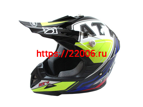Мотошлем YM-915 черный/star (S)