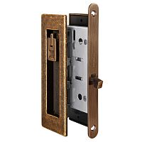 Защелка Armadillo (Армадилло) с ручками для раздвижных дверей SH.URB153.KIT011-BK (SH011 URB) OB-13 античная бронза