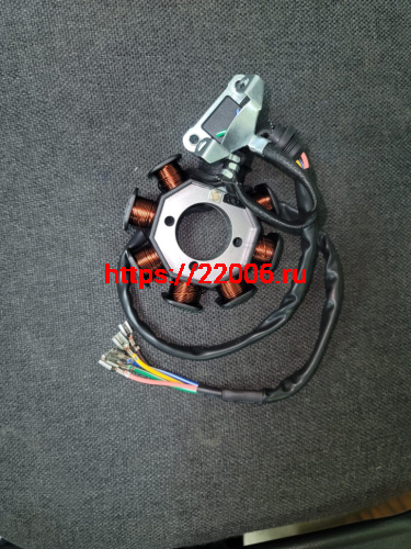 Статор генератора ZS172FMM-3A, ZS174MN (8 катушек) 5 контактов DC CDI