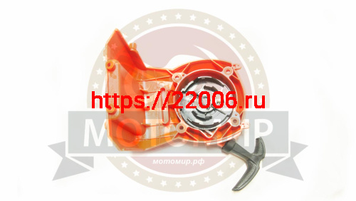 Стартер мотокосы 34, 52 в сборе, с метал. усами, большой с защитой бака фото 4 Стартер мотокосы 34, 52 в сборе, с метал. усами, большой с защитой бака фото 4