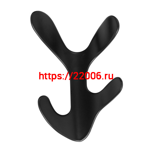 Крючок Ajax (Аякс) настенный MB-LM/K-005 BL черный фото 2 Крючок Ajax (Аякс) настенный MB-LM/K-005 BL черный фото 2