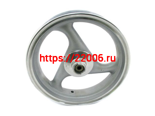 Диск колеса передний 2.50-12 50-80 сс литой алюминиевый дисковый тормоз
