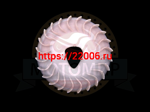 Крыльчатка маховика 173F (GX 240) (YT-GP-000300) Крыльчатка маховика 173F (GX 240) (YT-GP-000300)