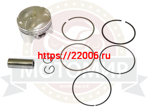 Поршень 55,00 мм 4 такт. CB400 (кольца, палец d14мм, стопорн. кольца) (1 поршень)) Поршень 55,00 мм 4 такт. CB400 (кольца, палец d14мм, стопорн. кольца) (1 поршень))