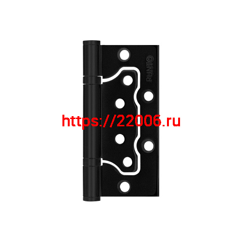 Петля Punto (Пунто) универсальная без врезки IN5200W/HD BL (200-2B 125x2,5) черный Петля Punto (Пунто) универсальная без врезки IN5200W/HD BL (200-2B 125x2,5) черный