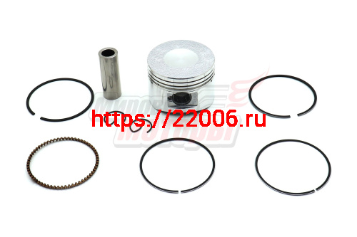 Поршень 52,4 мм 4х такт.двиг. 152QMI (125см3) (с кольцами, пальцем, стопор.кольц.) норм. Поршень 52,4 мм 4х такт.двиг. 152QMI (125см3) (с кольцами, пальцем, стопор.кольц.) норм.