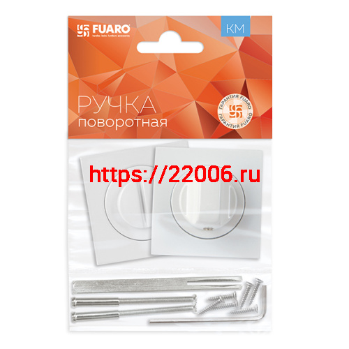 Ручка Fuaro (Фуаро) поворотная BK6.K.KM52 (BK6 KM) WH-19 белый фото 2 Ручка Fuaro (Фуаро) поворотная BK6.K.KM52 (BK6 KM) WH-19 белый фото 2