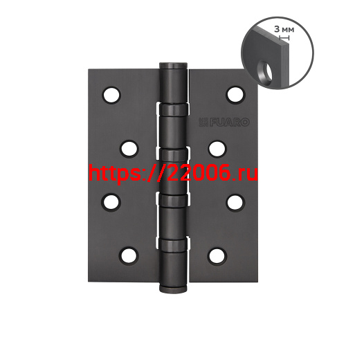 Петля Fuaro (Фуаро) универсальная HEAVY IN4400U GR (графит) 100х75х3 мм Петля Fuaro (Фуаро) универсальная HEAVY IN4400U GR (графит) 100х75х3 мм