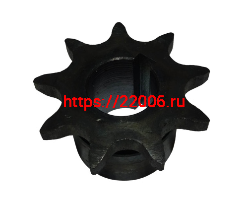 Звезда 9 зуб. (520) цепи, 15.875шаг, на вал d20мм, h28мм, шпонка 6мм, мотобуксировщик фото 3 Звезда 9 зуб. (520) цепи, 15.875шаг, на вал d20мм, h28мм, шпонка 6мм, мотобуксировщик фото 3