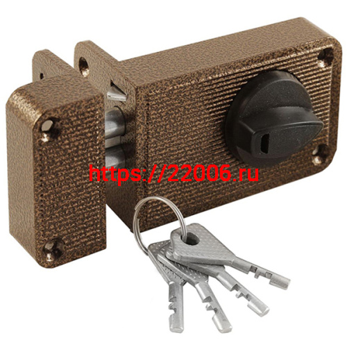 Замок Zenit (Зенит) накладной ЗН2-6 (медь) Замок Zenit (Зенит) накладной ЗН2-6 (медь)