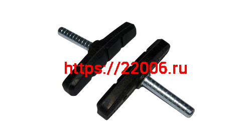 Колодки тормозные V-brake без резьбовые 70мм ALHONGA HJ-600.12T2 Колодки тормозные V-brake без резьбовые 70мм ALHONGA HJ-600.12T2