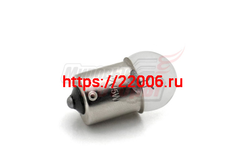 Лампа 12В 5Вт (в задние габариты) (BA15S) Лампа 12В 5Вт (в задние габариты) (BA15S)