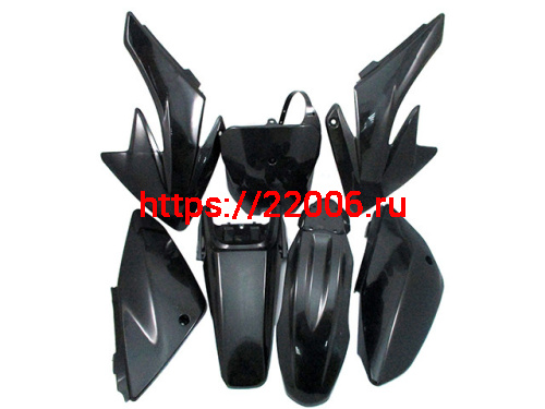 Комплект пластика для питбайка CRF70 (черный)