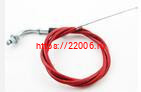 Трос газа с натяжкой (красный) для короткоходной ручки Питбайк, TTR Трос газа с натяжкой (красный) для короткоходной ручки Питбайк, TTR