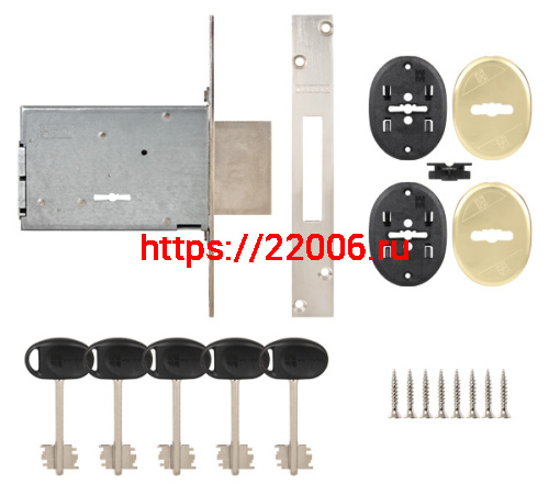 Замок Mottura (Моттура) врезной сувальдный 40.701.60 (с отв. планкой, без накладок) фото 2 Замок Mottura (Моттура) врезной сувальдный 40.701.60 (с отв. планкой, без накладок) фото 2