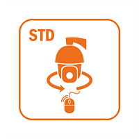 Модуль интерактивного управления камерами SPEED DOME - редакция STD  IPPROJECT позволяет обеспечить взаимодействие обзорной и PTZ-камеры для автоматического управления скоростными поворотными камерами.