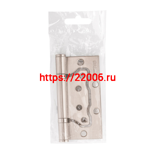 Петля Punto (Пунто) универсальная без врезки IN4200W/IND SN (тех.упаковка) мат.никель фото 2 Петля Punto (Пунто) универсальная без врезки IN4200W/IND SN (тех.упаковка) мат.никель фото 2