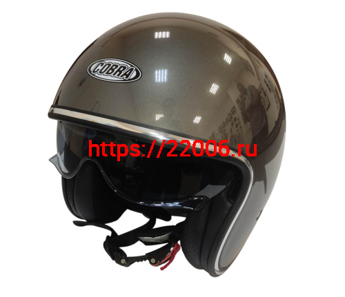 Шлем открытый COBRA EC H589, серый титан, размер M