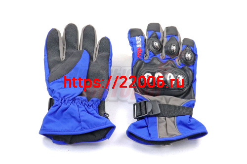 Перчатки зимние "PRO-BIKER" HX-04 (таслановая ткань,ладонь-п/ур,подклад-велюр,наполн. хлопок) L,XL Перчатки зимние "PRO-BIKER" HX-04 (таслановая ткань,ладонь-п/ур,подклад-велюр,наполн. хлопок) L,XL