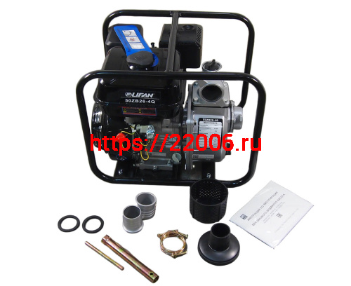 Мотопомпа LIFAN 50ZB26-4Q Eco Мотопомпа LIFAN 50ZB26-4Q Eco