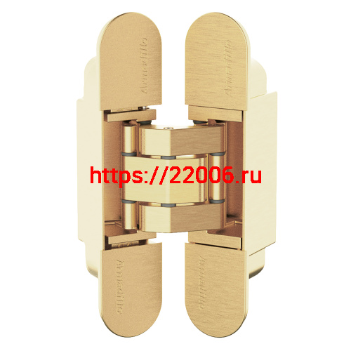 Петля Armadillo (Армадилло) скрытой установки U3D3000.VPG FSG флор. золото TECH Петля Armadillo (Армадилло) скрытой установки U3D3000.VPG FSG флор. золото TECH