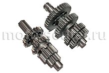 Валы КПП в сборе двигателя 139FMB 50-110 сс d-13.5 mm под роликовый подшипник