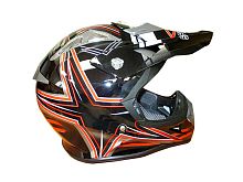 Мотошлем SAFEBET HF-116 (cross) black Q158-R (M)