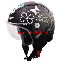 Мотошлем THH T-9 №2 matte black/silver orang (XS) Мотошлем THH T-9 №2 matte black/silver orang (XS)