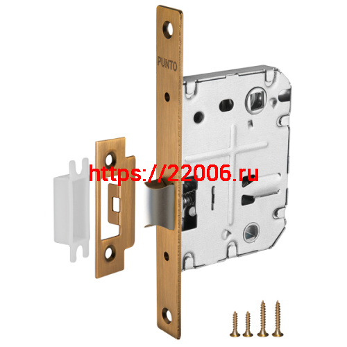 Защелка Punto (Пунто) врезная METL72-50 ( L72-50) CF кофе Защелка Punto (Пунто) врезная METL72-50 ( L72-50) CF кофе