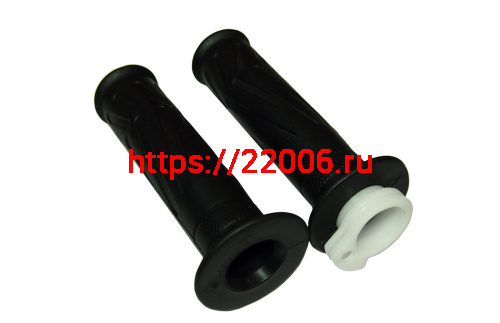 Ручка руля правая (газа) YBR125 в сборе (с резинкой) + руля левая (резинка) Ручка руля правая (газа) YBR125 в сборе (с резинкой) + руля левая (резинка)