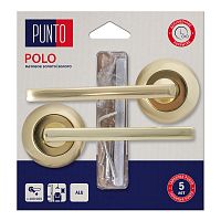 Ручка Punto (Пунто) раздельная LM/A R.TL54.POLO/HD SG/GP-4 матовое золото/золото