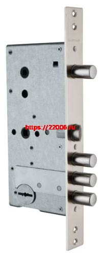 Замок Guardian (Гардиан) врезной сувальдный с задвижкой и защёлкой ЗВ 50.15, 4 кл. (длинный кл. 59 мм) /123:015/