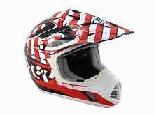 Мотошлем THH TX-12 №13 black/red (S) детский