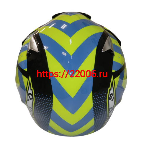 Шлем кроссовый KIRIN K27, черный, черн-бел, зелен-желт, размер M фото 9 Шлем кроссовый KIRIN K27, черный, черн-бел, зелен-желт, размер M фото 9