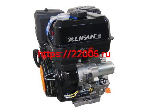 Двигатель LIFAN 22 л.с. KP 500E  ЭЛ.СТАРТЕР с катушкой освещения 12В 18А 216Вт фото 3