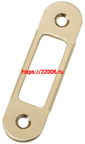 B01000.40.23 AGB (АГБ) Ответная планка (мат. латунь) B01000.40.23 AGB (АГБ) Ответная планка (мат. латунь)