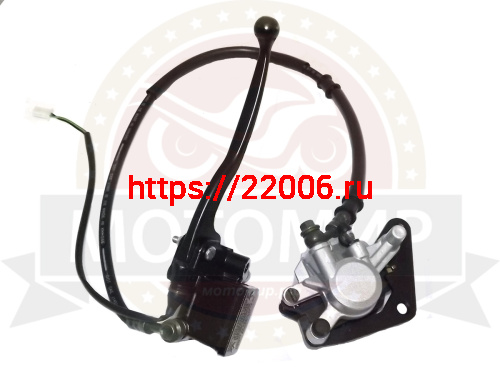 Гидравлика передняя в сборе YBR125 с 2009 года (L-850mm, 1 поршень) Гидравлика передняя в сборе YBR125 с 2009 года (L-850mm, 1 поршень)