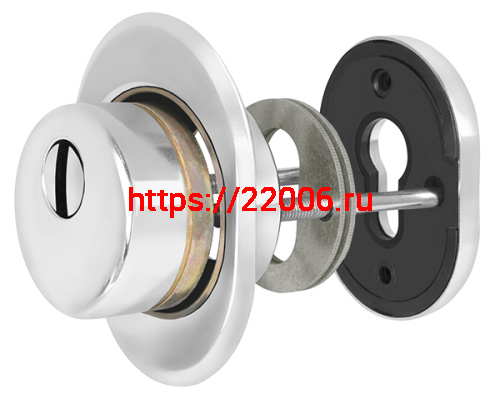 Броненакладка Fuaro (Фуаро) DEF.CRE/OV-set.9726 (DEF 9726) M6x90 врезная с чашкой CP-8 хром Броненакладка Fuaro (Фуаро) DEF.CRE/OV-set.9726 (DEF 9726) M6x90 врезная с чашкой CP-8 хром