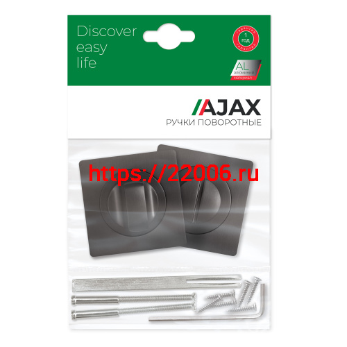 Ручка Ajax (Аякс) поворотная BK6.K.JK51 (BK6 JK) BL-24 черный фото 2 Ручка Ajax (Аякс) поворотная BK6.K.JK51 (BK6 JK) BL-24 черный фото 2