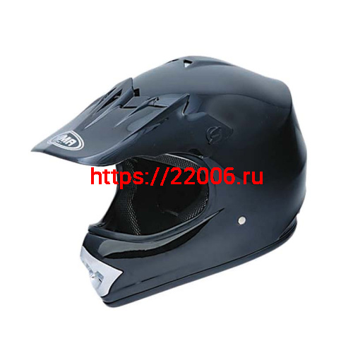 Мотошлем YM-210 KIDS черный (S) Мотошлем YM-210 KIDS черный (S)