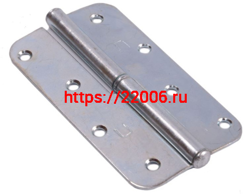 Петля skobis (СКОБИС) накладная ПН-130 цинк белый, правая