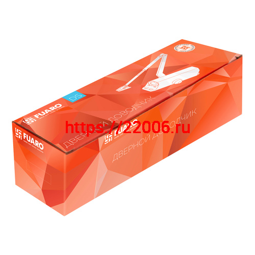 Доводчик Fuaro (Фуаро) дверной DC20-3 (DC-203) WH до 65 кг (белый) фото 2 Доводчик Fuaro (Фуаро) дверной DC20-3 (DC-203) WH до 65 кг (белый) фото 2