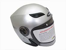 Мотошлем YM-619 серебряный (M)